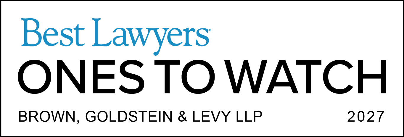 209674 One to Watch Brown, Goldstein & Levy LLP