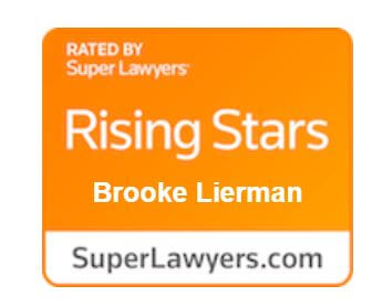 rated by super lawyers, rising stars, Brooke Lierman, superlawyers.com