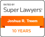 rated by super lawyers, Joshua R. Treem, 10 years