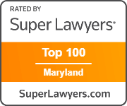 rated by super lawyers, top 100 Maryland, SuperLawyers.com