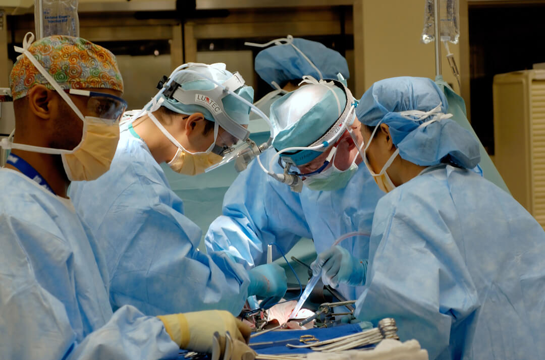 surgery in progress