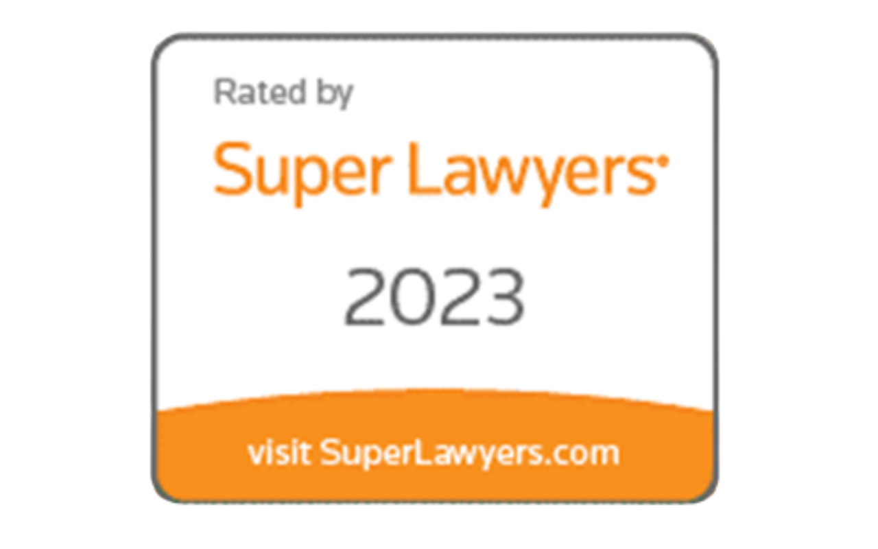 Rated by Super Lawyers 2023