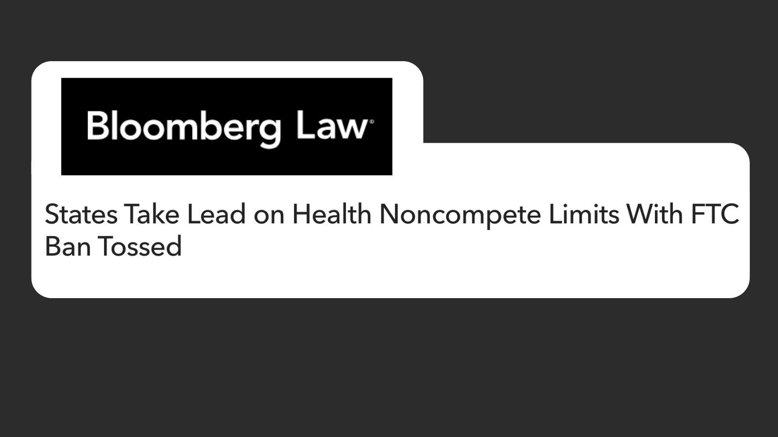 Greg Care was tapped as an authority on employment law by Bloomberg Law for an article covering the changing landscape of non-compete agreements. – Technologist