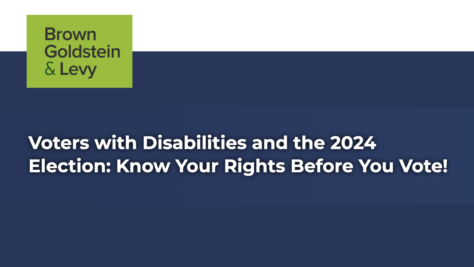 Voters with Disabilities: Know Your Rights for the 2024 Election – Go Health Pro