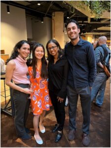 Partner Neel Lalchandani pose with other MAIP board members at the MAIP Ambassadors Happy Hour.