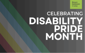 Celebrating Disability Pride Month